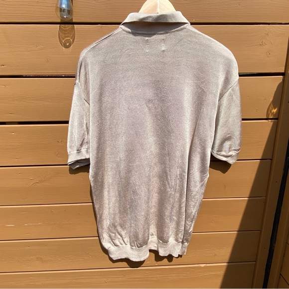 Knitted polo shirt US M - Picture 3 of 4
